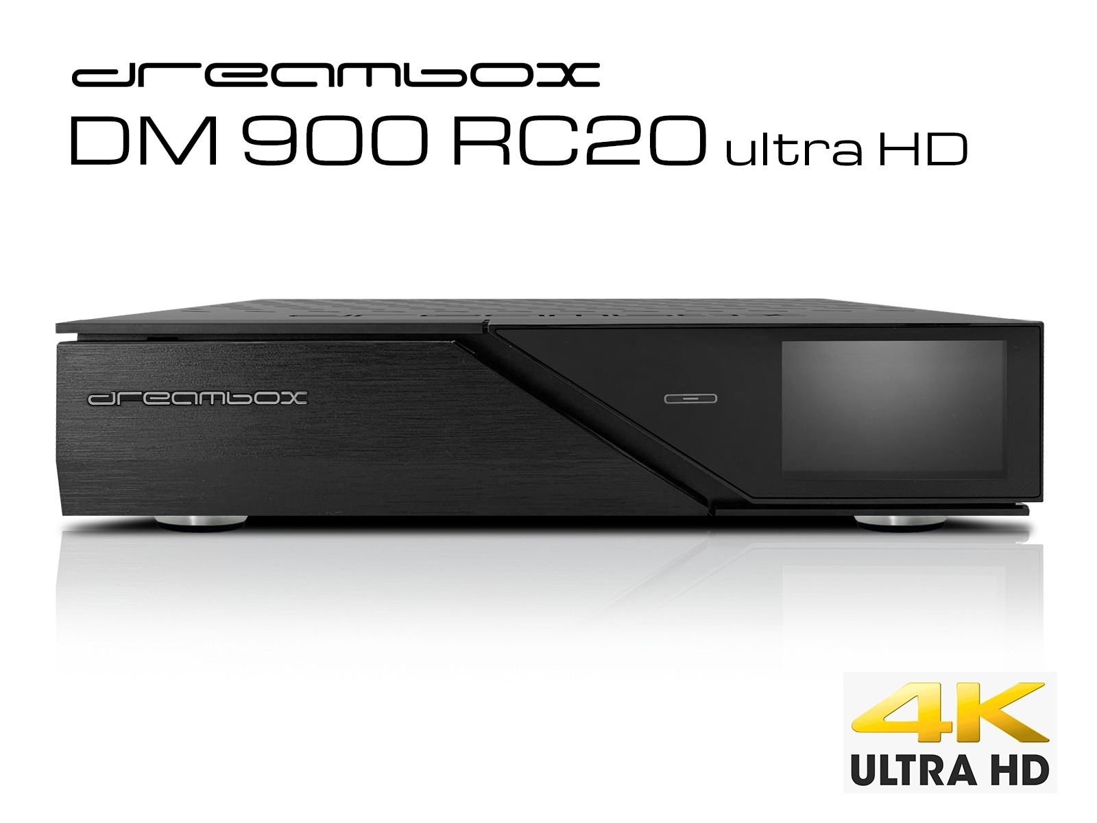 Dreambox DM900 RC20 UHD 4K 1x DVB-S2 FBC Twin Tuner 500 GB HDD E2 Linux PVR Receiver