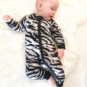 Cute Zebra Newborn Baby Boy Rompers