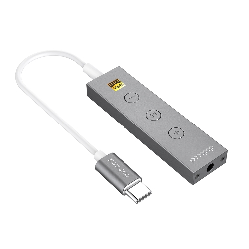 dodocool Hi-Res Audio Certified USB-C to 3.5mm Headphone Audio Jack Adapter with In-line Remote