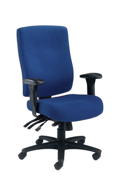 Marathon Heavy Duty Blue Fabric Office Chair