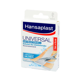 Hansaplast med Universal 1mx6cm Abschnitte