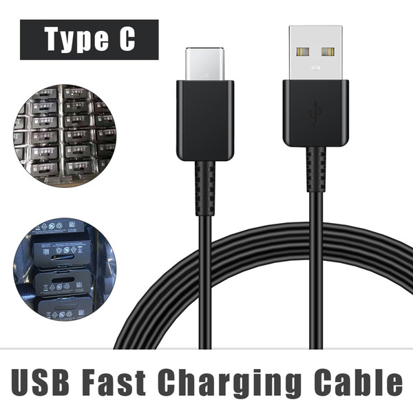 Type C Cable Note 10 S10 USB Charging Cable Cords 1.2M 4FT Fast Charger Cable 2A for Samsung S10 PLUS Note 9 Note10 Pro S8 Huawei P30 PRO