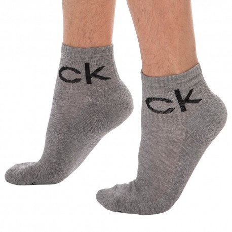 Calvin Klein 3-Pack Jason Bobby Socks - Black - Grey - White TU