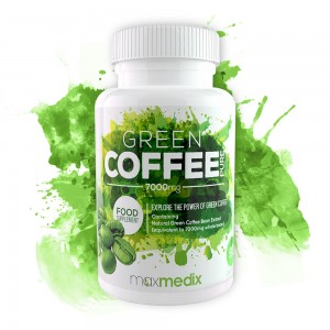 Bruleur de Graisses & Aide-Minceur - Green Coffee Pure de Maxmedix - Cafe Vert Minceur - 90 gelules