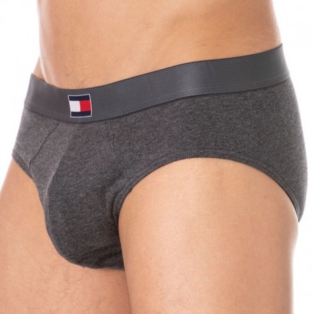 Tommy Hilfiger Flag Core Cotton Brief - Grey XL