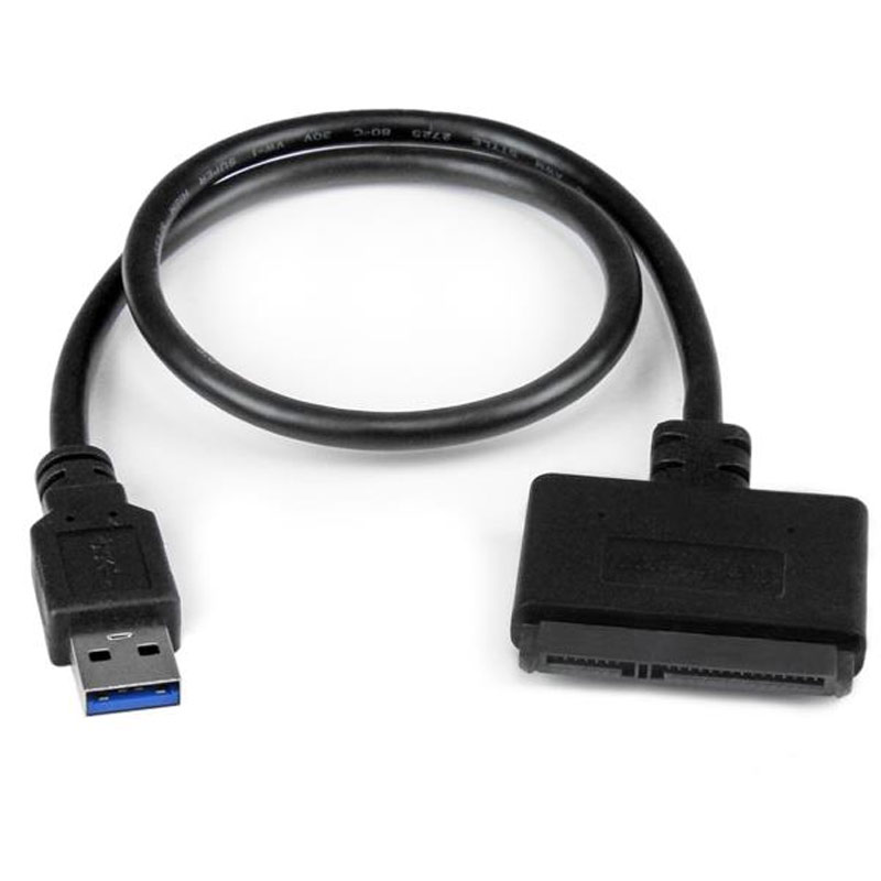 StarTech USB 3.0 to 2.5â SATA III Hard Drive Adapter Cable - Black