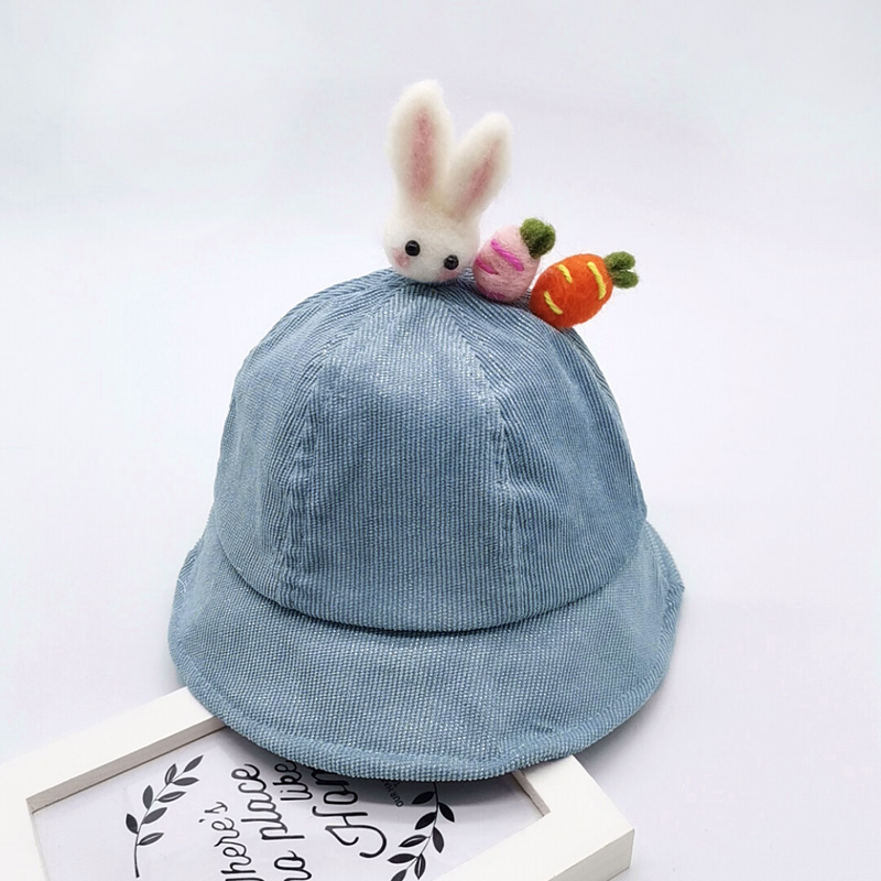 Baby / Toddler Adorable Solid 3D Cartoon Rabbit Bucket Hat