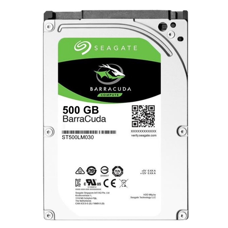 Seagate BarraCuda 500GB 128MB 2.5