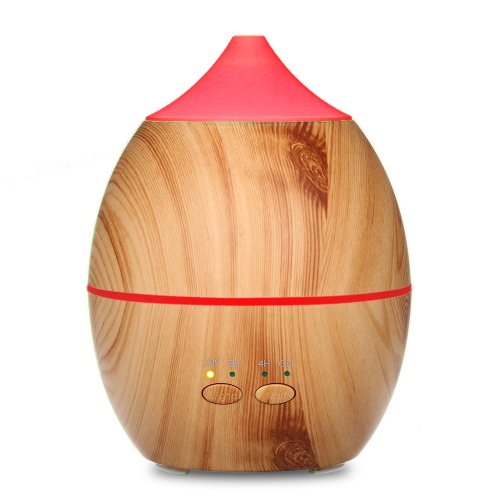 Portable 300ml Essential Oil Aroma Diffuser Cool Mist Maker Ultrasonic Humidifier Air Aromatherapy Atomizer with Multi Color LED Lights for Home Office Study Yoga Spa