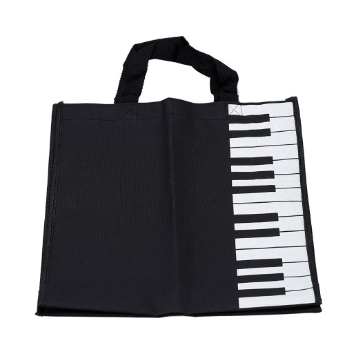 Andoer® Bolso Totalizador Bolsa de la Compra de Piano Keys Musical