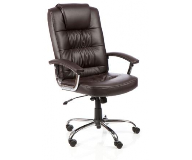 Moore Deluxe Leather Office Chair - Choice Of Colours