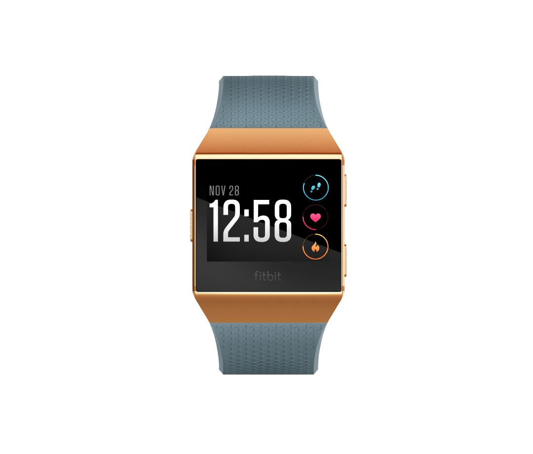 Fitbit Ionic - Intelligente Uhr - Bluetooth, Wi-Fi, NFC - 50 g - Burnt Orange, Slate Blue