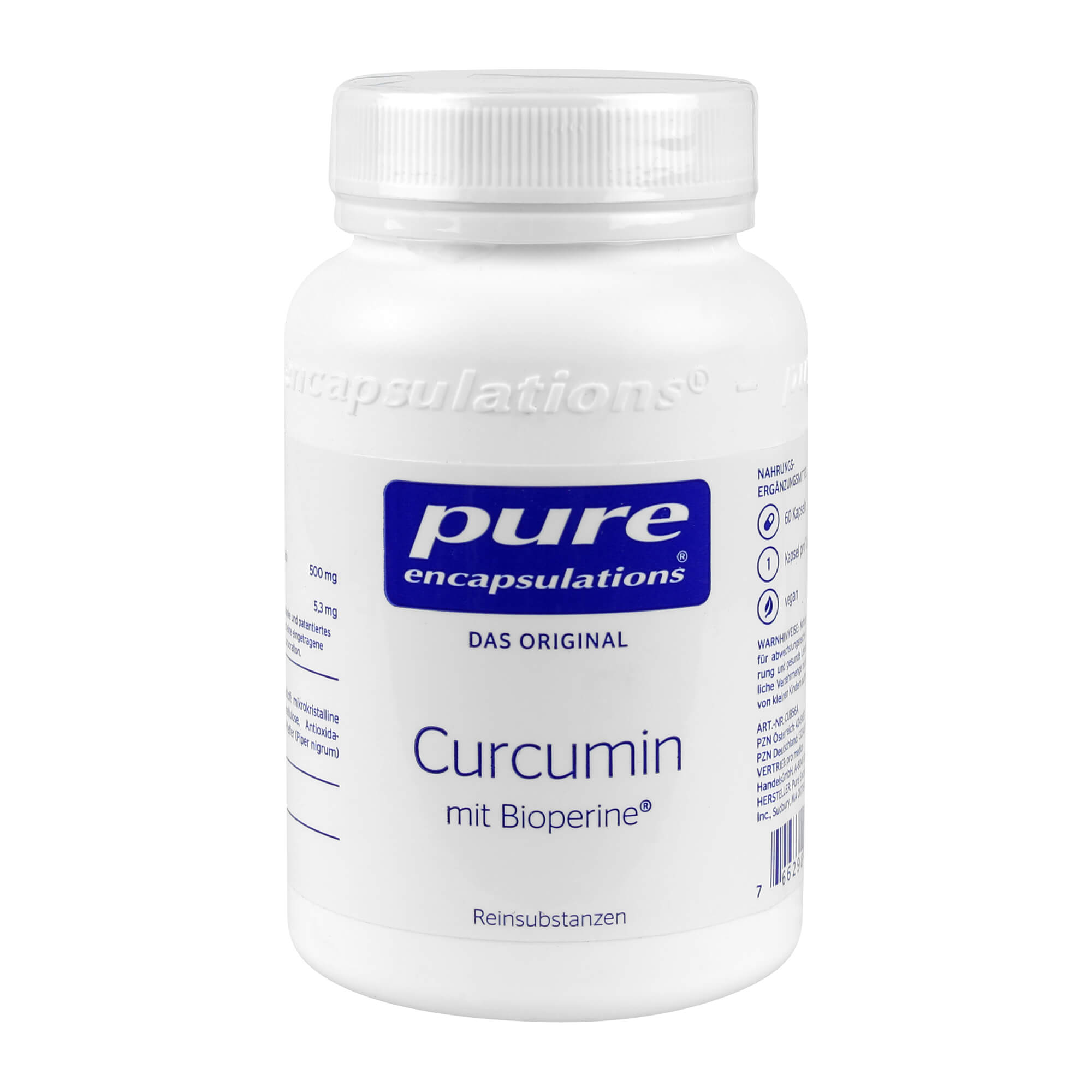 Pure encapsulations Curcumin mit Bioperine Kapseln