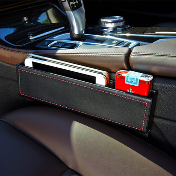 PU Leather Car Simple Seat Gap Slit Crevice Pocket