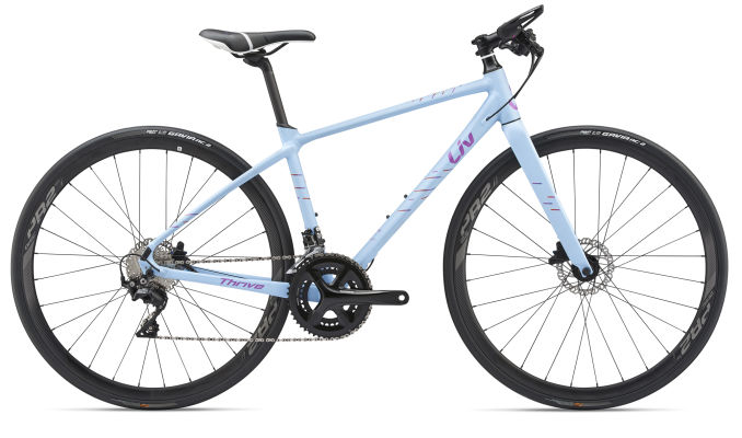 GIANT Thrive 0 Medium Light Blue Hybrid Bike 2019