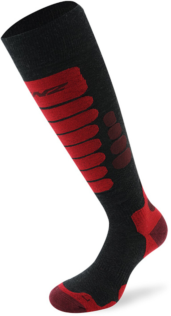 Lenz Skiing 3.0 Socks Chaussettes Noir Gris Rouge 42 43 44