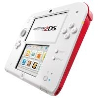 Nintendo 2DS - Handheld-Spielkonsole - weiß, Rot (2202432)