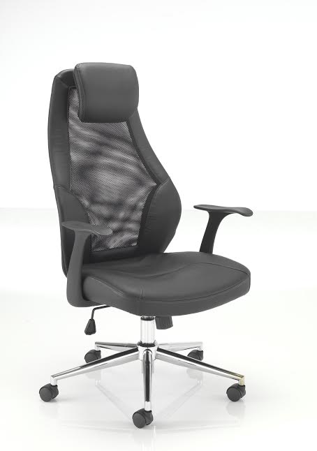 Executive Mesh Office Chair With Chrome Base