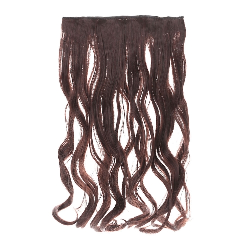 6Clips pelo de la onda larga grande espesar moda Popular diosa encantadora extensión de pelo rizado