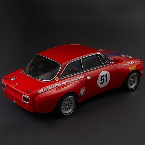 KillerBody 48251 257mm Alfa Romeo 2000 GTAm Fini Corps Rouge Cadre pour 1/10 Touring Électrique RC Drift Racing Car DIY
