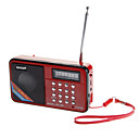 haute sensibilité ws-968 radio FM stéréo et le double canal 1 d technologie de son haut-parleur