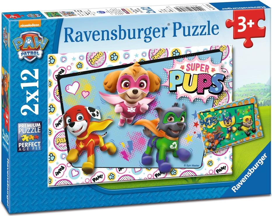 Ravensburger Puzzle 2x12 el Psi Patrol 076130 (76130)