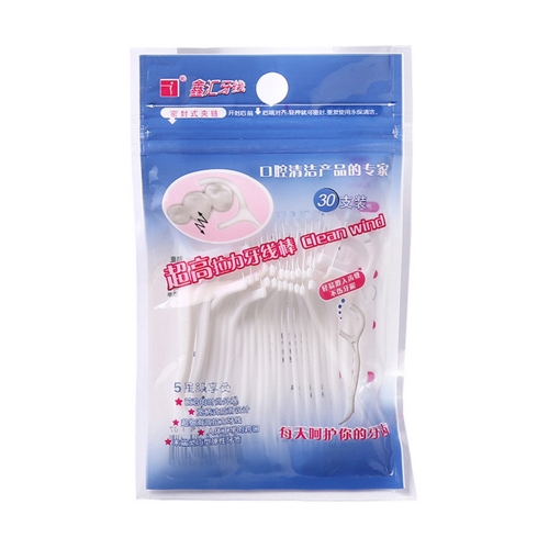 Super Thin High Tension Baby Floss Cleaner Children's Flat Thread Flossing 30pcs