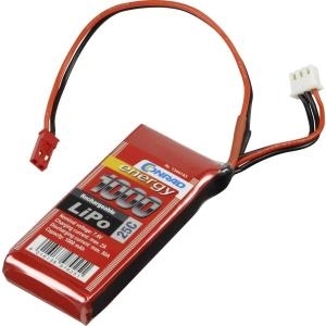 Conrad energy Modellbau-Akkupack (LiPo) 7.4 V 1000 mAh 25 C Stick BEC