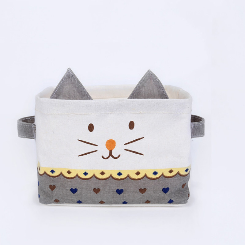 Little Cat Design Desk Organizer Storage Bag