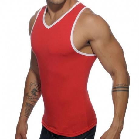 Addicted Basic Colors Tank Top - Red XS
