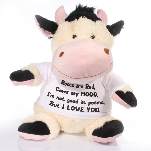 Extra Large Personalised Cow Soft Toy