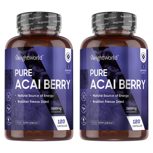 Pure Acai Kapseln - Potenzmittel für Männer zur Potenzsteigerung - 2er Pack