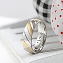 Personalized Gift  Fashionable Stainless Steel Jewelry Engraved  Men's Ring