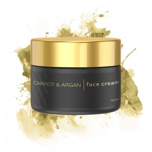 Eco Masters Carrot & Argan Face Cream - For Luminous Skin - 50ml Topical Application