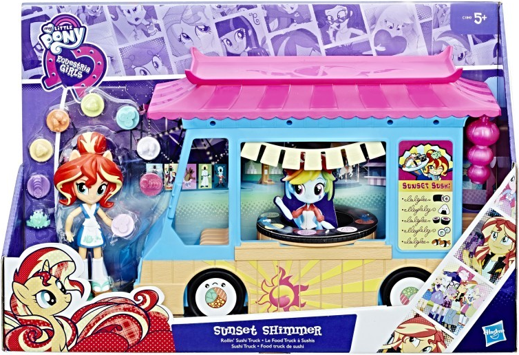 Hasbro MLP EG Minis suns et sushi truck shimmer (C1840EU40)