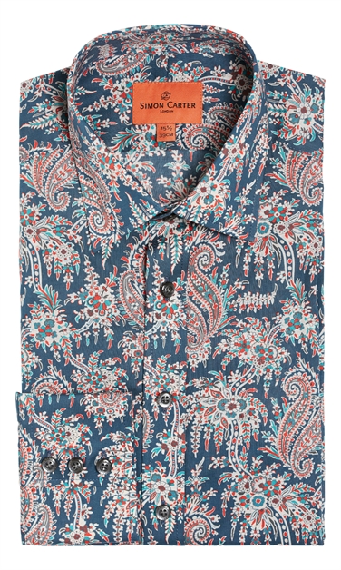 Liberty Tropicalised Paisley Tana Lawn Shirt