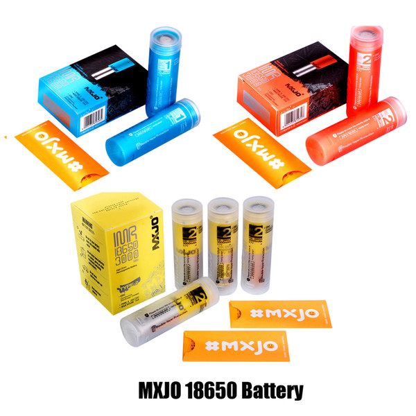 100% Original MXJO IMR18650 Battery Type Red Blue Yellow Skin IMR 18650 Lithium Battery 3500mAh 20A 3500mAh 35A Vape Battery Geenuine DHL