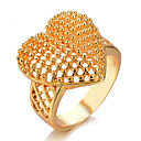 Women's Ring Wedding Ring Belle Ring 1pc Gold Gold Plated Irregular Statement Stylish Luxury Wedding Party Evening Jewelry