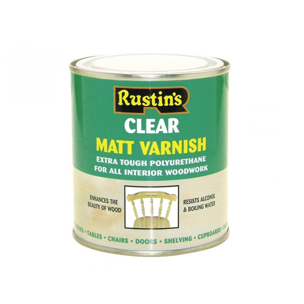 Rustins Polyurethane Varnish Matt  Clear 5 Litre