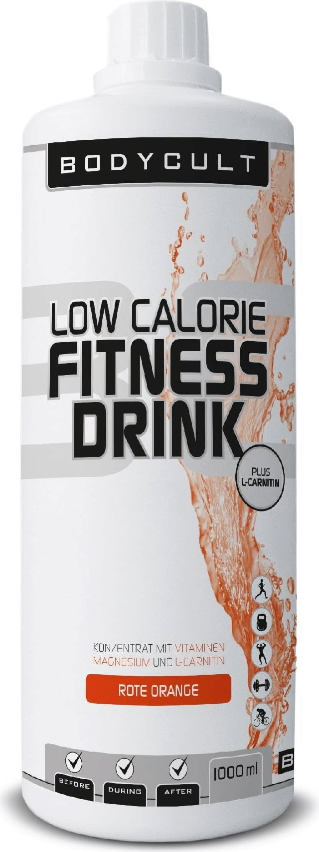 BODYCULT Nutrition BC Low Calories Fitness Drink - Rote Orange