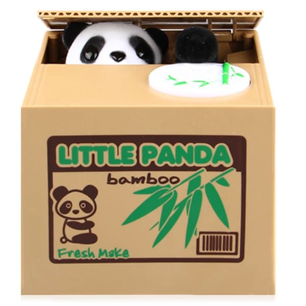 Creative Stealing Money Panda Piggy Bank Toy