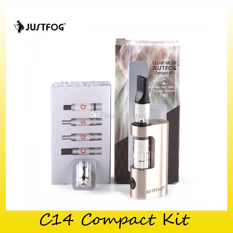 Original JustFog Compact Kit C14 Starter 900mAh with 1.8ml C14 Clearomizer for Authentic Just Fog 1.6ohm 100% Genuine 2245006