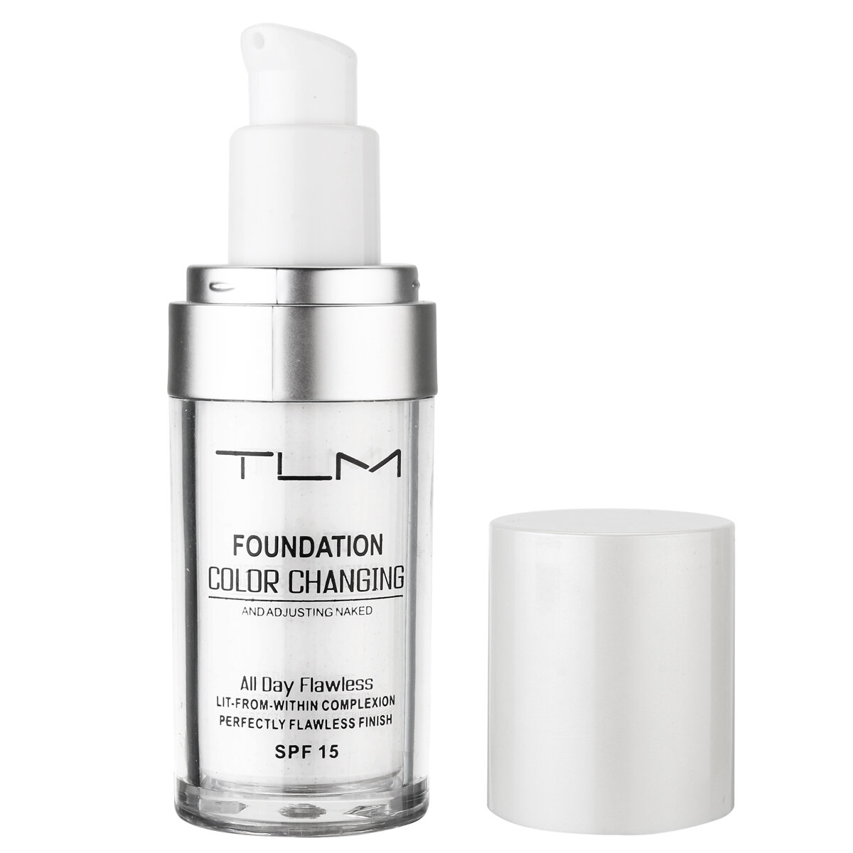 30ml TLM Color Changing Liquid Foundation Makeup Change To Your Skin Tone By Just Blending Liquid Cover Concealer