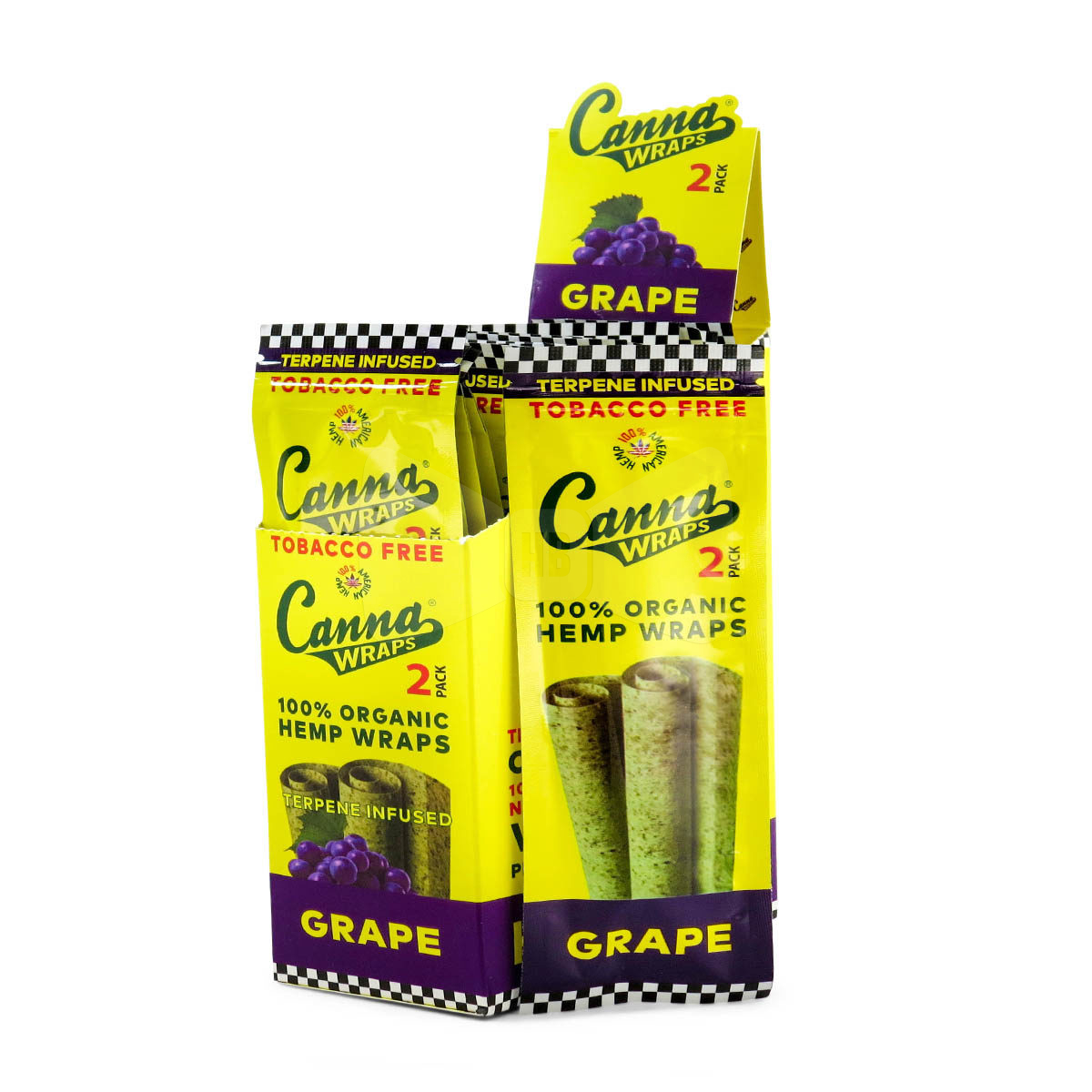 Canna Wraps Grape Flavor Box