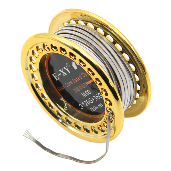 5 Meters 15 Feet E-XY NI80 Coil Triple Core Fused Clapton Wire For RDA RTA Atomizer Heating Wire DIY Building