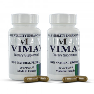 Vimax - Market Leading Male Natural Enhancement & Performance Supplement - 30 Capsules - 2 Pack
