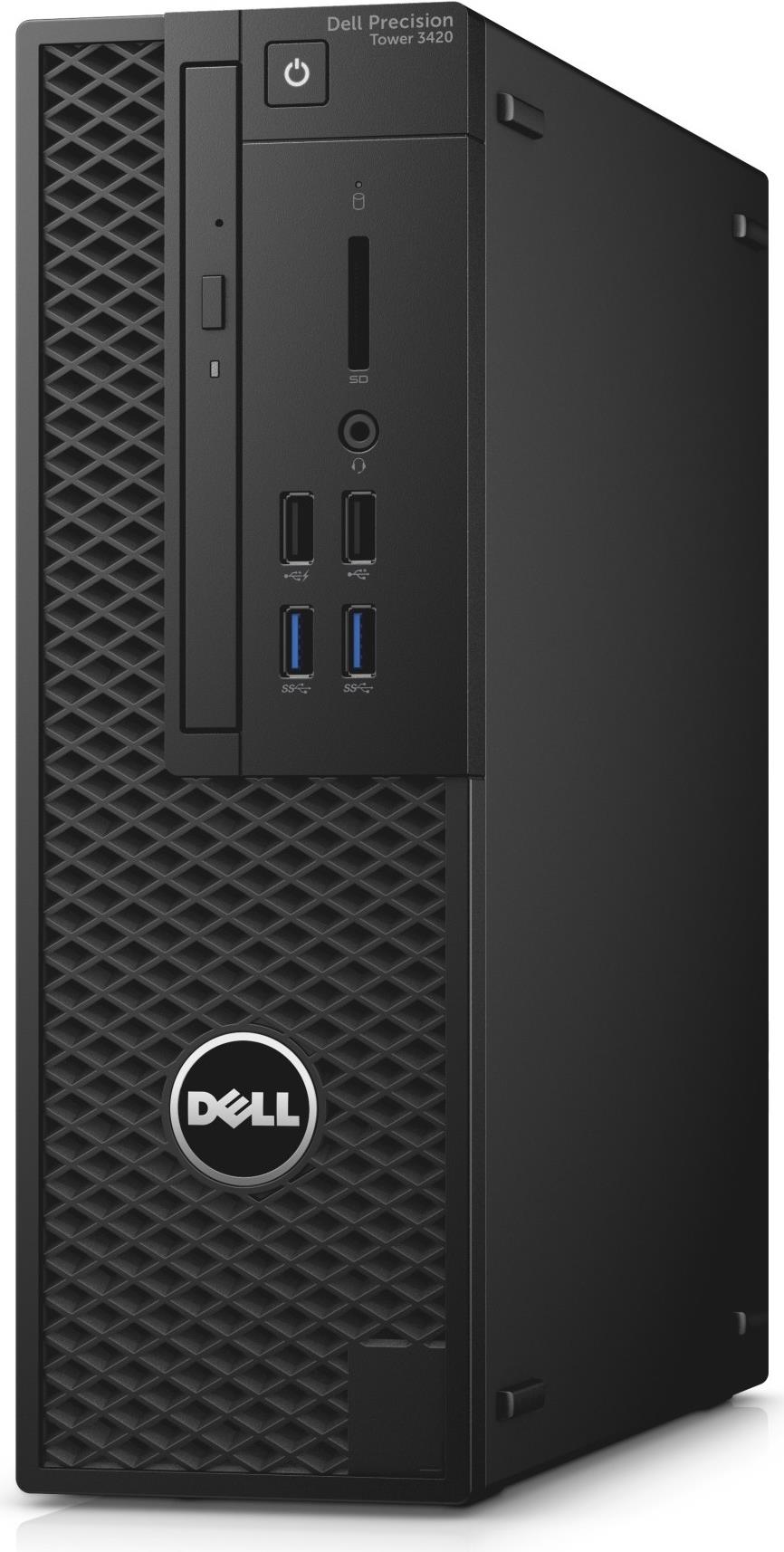 Dell Precision Tower 3420 - SFF - 1 x Core i7 7700 / 3.6 GHz - RAM 8 GB - HDD 1 TB - DVD-Writer - HD Graphics 630 - GigE - Win 10 Pro 64-Bit - vPro - Monitor: keiner - BTP