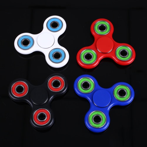 Tri Fidget Hand Finger Spinner Spin Widget Focus Toy EDC Pocket Desktoy Triangle Plastic Gift for ADHD Children Adults Relieve Stress Anxiety Boredom Killing Time Cute