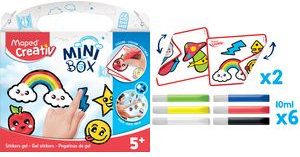Maped Creativ MINI BOX Window Color Set, 6er Set Inhalt: 2x Vorlagenblätter mit 10 Motiven, - 1 Stück (907012)