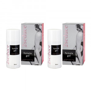 2Seduce Tightening Female Gel - To Enhance Your Pleasure - 50ml Topical Application - 2 Pack